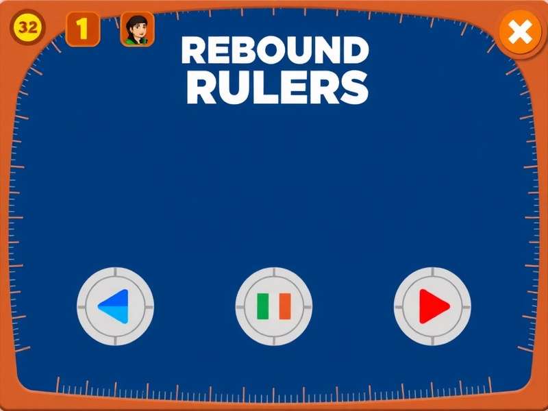 Rebound Rulers Game Screenshot